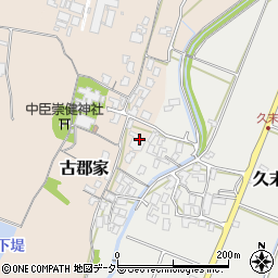 鳥取県鳥取市古郡家周辺の地図