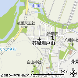 岐阜県岐阜市芥見海戸山60周辺の地図
