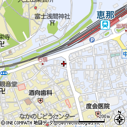 ニューヤマザキデイリーストア恵那大井店周辺の地図