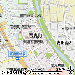 神奈川県厚木市吾妻町1-16周辺の地図