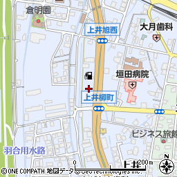 鳥取県倉吉市上井周辺の地図