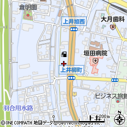 鳥取県倉吉市上井周辺の地図