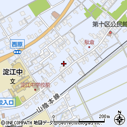 鳥取県米子市淀江町西原650周辺の地図