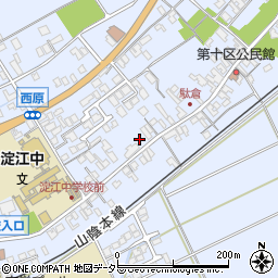 鳥取県米子市淀江町西原649周辺の地図