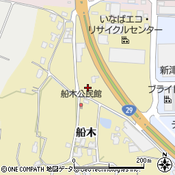 鳥取県鳥取市船木周辺の地図