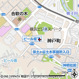 神奈川県横浜市保土ケ谷区神戸町134周辺の地図