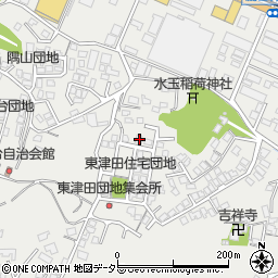島根県松江市東津田町1389周辺の地図