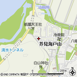 岐阜県岐阜市芥見海戸山58周辺の地図