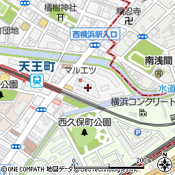 天王町ハイタウン周辺の地図