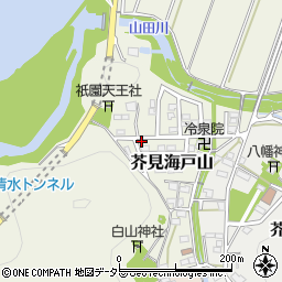 岐阜県岐阜市芥見海戸山68周辺の地図
