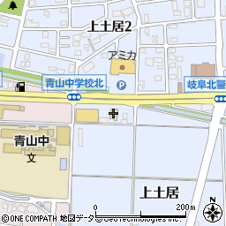 ココス岐阜長良店周辺の地図