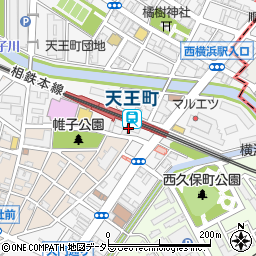ミニストップ天王町駅前店周辺の地図