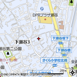 神奈川県横浜市瀬谷区下瀬谷周辺の地図