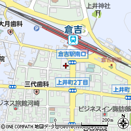 個室空間 湯葉豆腐料理 千年の宴 倉吉南口駅前店周辺の地図