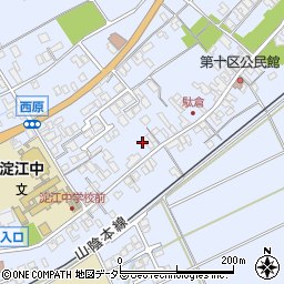 鳥取県米子市淀江町西原649-3周辺の地図