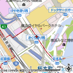 神奈川県横浜市中区内田町周辺の地図