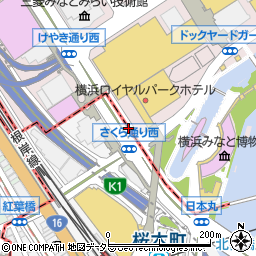 神奈川県横浜市中区内田町周辺の地図