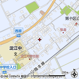 鳥取県米子市淀江町西原625-14周辺の地図