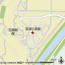 安須公民館周辺の地図