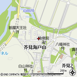 岐阜県岐阜市芥見海戸山100周辺の地図