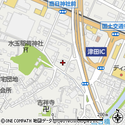 島根県松江市東津田町1258周辺の地図