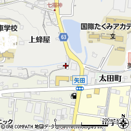 岐阜県美濃加茂市蜂屋町上蜂屋3524周辺の地図