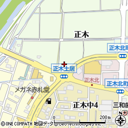 岐阜県岐阜市正木847周辺の地図