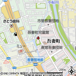 神奈川県厚木市吾妻町1-22周辺の地図