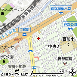 ミニヨン西横浜２周辺の地図