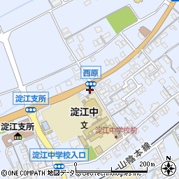 鳥取県米子市淀江町西原1136-5周辺の地図