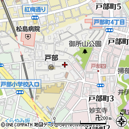 神奈川県横浜市西区御所山町11-10周辺の地図