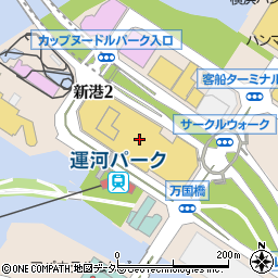 串揚げ・串天ブッフェ くし葉 横浜ワールドポーターズ周辺の地図