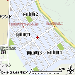 岐阜県関市向山町周辺の地図