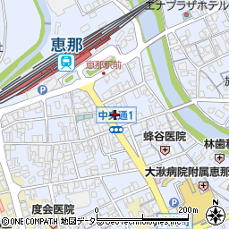 ポーラザビューティー・恵那駅前店周辺の地図