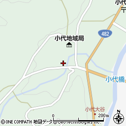 兵庫県美方郡香美町小代区大谷540周辺の地図