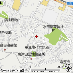 島根県松江市東津田町1390周辺の地図