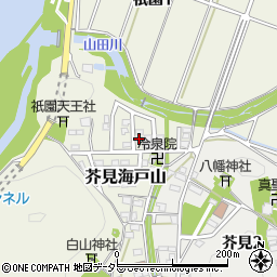 岐阜県岐阜市芥見海戸山101周辺の地図