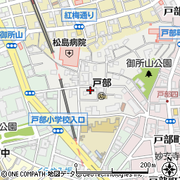 神奈川県横浜市西区御所山町8周辺の地図