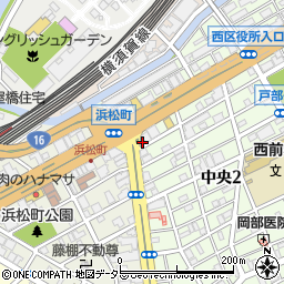 戸部警察署浜松町交番周辺の地図