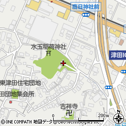 島根県松江市東津田町1376周辺の地図