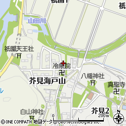 岐阜県岐阜市芥見海戸山92周辺の地図
