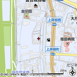 鳥取県倉吉市上井503-17周辺の地図