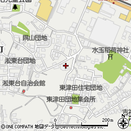 島根県松江市東津田町1411周辺の地図