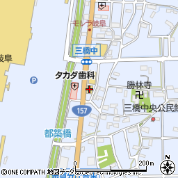 ワークマン岐阜糸貫店周辺の地図