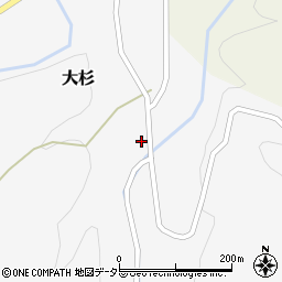 鳥取県東伯郡琴浦町大杉406-3周辺の地図