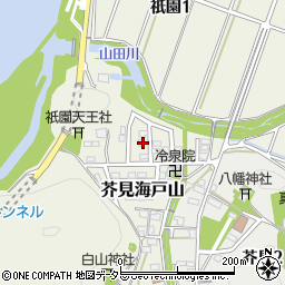岐阜県岐阜市芥見海戸山107周辺の地図
