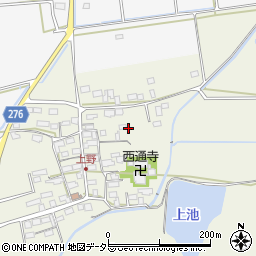滋賀県長浜市上野町周辺の地図