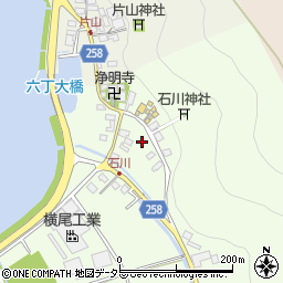 滋賀県長浜市湖北町石川周辺の地図