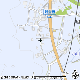 兵庫県豊岡市日高町浅倉周辺の地図