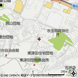 島根県松江市東津田町1392周辺の地図